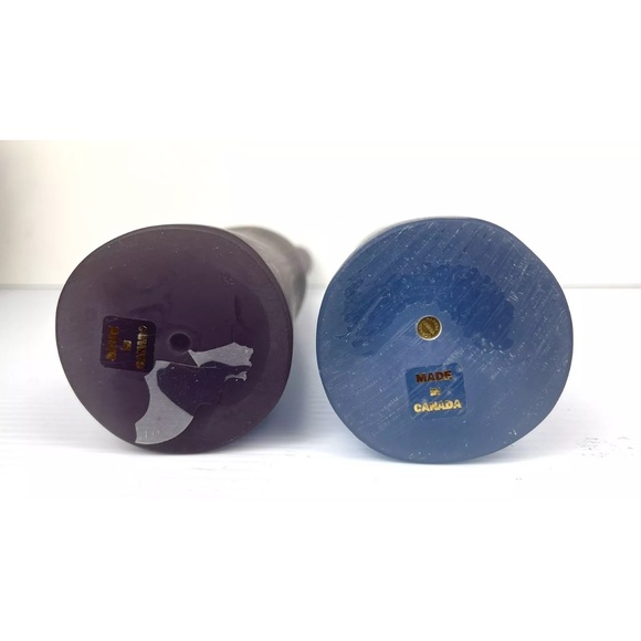 RARE Vintage MARTHA STURDY Canada Resin vases 15.5”H art Pieces Blue And Purple - Picture 15 of 16